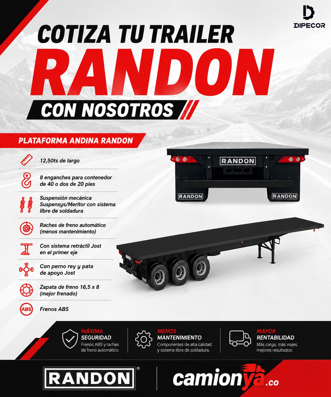 Cotiza tu trailer Randon